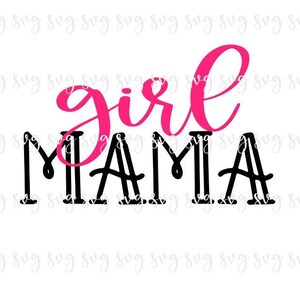 OFERTA!! Menina mamãe gênero revelar SVG, arquivo digital do bebê nova camisa da mamãe SVG, dia das mães, anúncio surpresa do bebê revelar download svg - F46