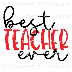 OFERTA!! Professor melhor professor de todos os tempos escola svg camisa arquivo digital primeiro dia escola svg camisa escola primária meio sc171
