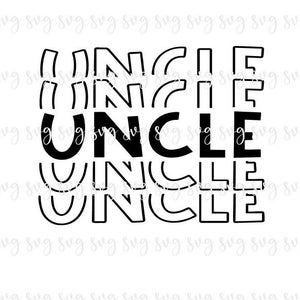 VERKOOP!! Oom Herhaal SVG, Baby Digital File Nieuwe Grand Reveal SVG, Vaderdag, Nieuwe Oom, Baby Douche Cadeau Oom svg download--F71