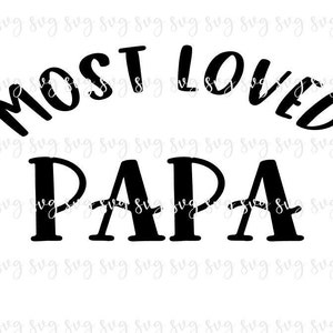 AUSVERKAUF!! Best Loved Papa SVG, Baby Digital File New Grand Reveal SVG, Vatertag, Neuer Grand Dad, Baby Shower Geschenk Opa svg download--F104