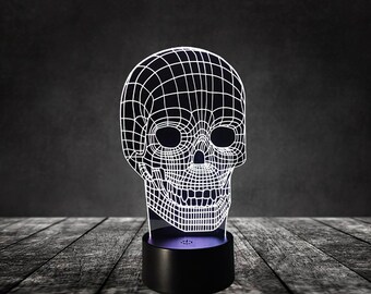 Ace Select LED Skull Light for Halloween Bar Table Decorations-Cool Birthday Surprise-Decorative Night Light Skull Ornament with LED Light Up Eyes Desk Lamp for Gothic Party Decoration Ace Select LED Skull Light for Halloween Bar Table Decorations-Cool Birthday Surprise-Decorative Night Light Skull Ornament with LED Light Up Eyes Desk Lamp for Gothic Party Decoration