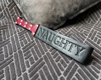 Leather Spanking Strap | Impact Play | Submissive Gear | Slave Gear | BDSM Gear | Mature