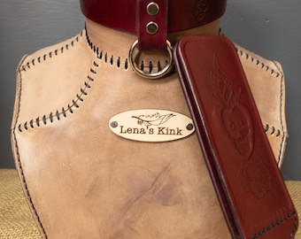 Sugar skull Spanking Paddle | Leather Paddle | Embossed Leather Paddle | soft paddle | Bdsm Spanking