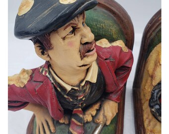 Peter Mook Golfer Book End 