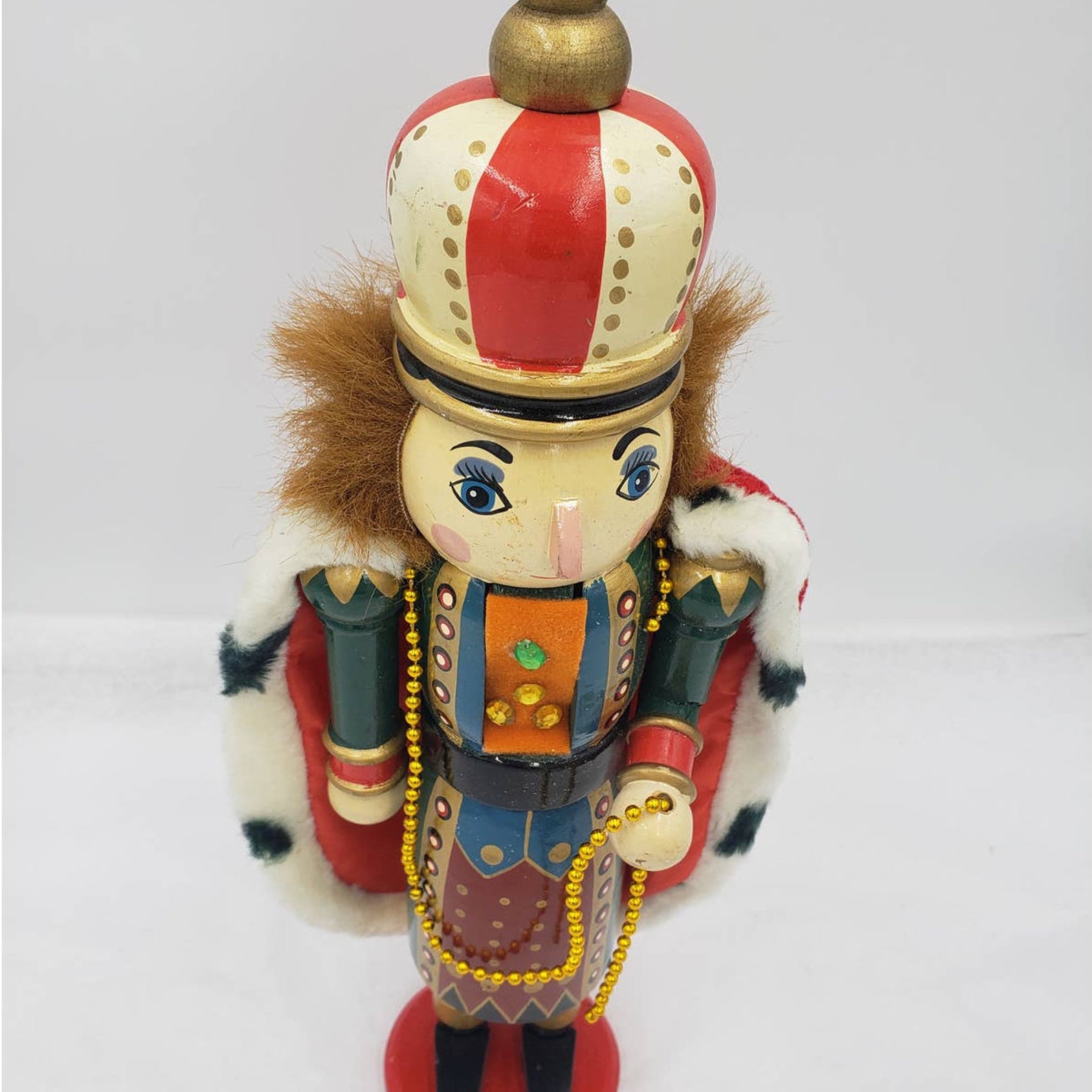 Vintage Nutcracker Female Queen 15 Tall Etsy