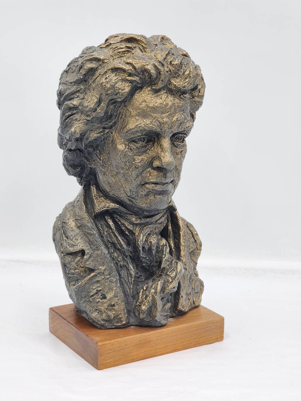 Austin Production Sculpture Beethoven Bust Art Signed Vintage Etsy