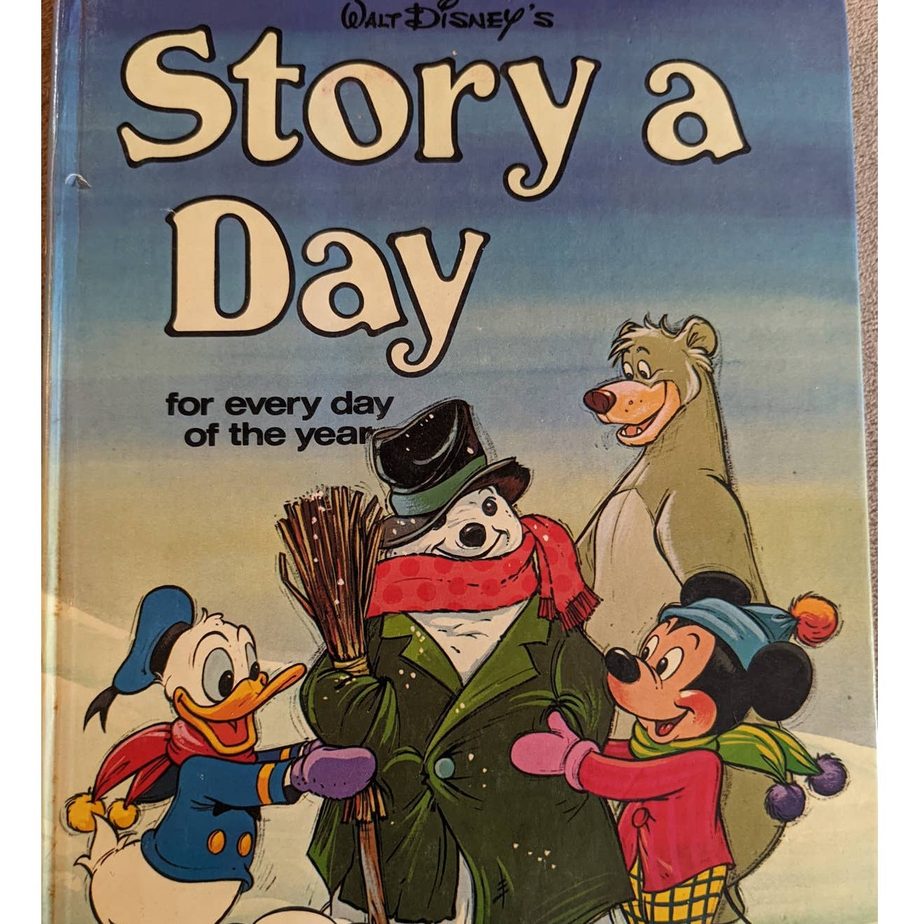 1978 Walt Disney Story A Day for Every Day of the Year Winter