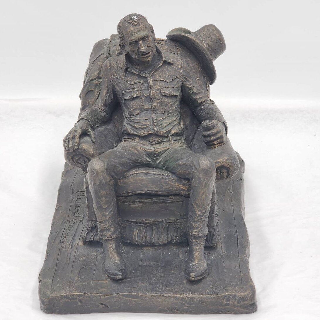Michael Garman Sculpture American Cowboy 1973 Chairman of the - Etsy