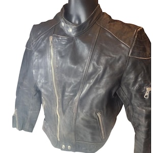 Leather Jacket Harro - Etsy