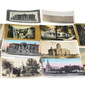c1907 Post Card Lot South Dakota Deadwood Milbank Custer SD Sent To Hokah MN