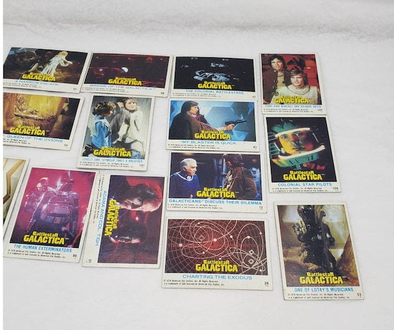 1978 Topps Battlestar Galactica Trading Cards Lot of 14 - Etsy