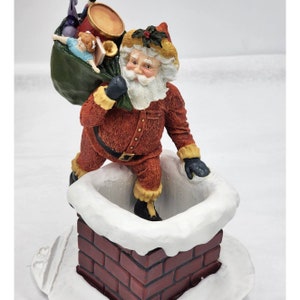 Night Before Christmas Hallmark 1987 Santa Chimney Special Delivery Duane Unruh With Box Vintage