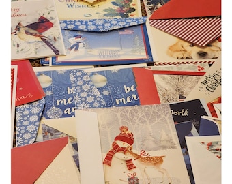 Greeting Cards Assortment Vintage Happy Holidays Over 70 Vintage Christmas Cards