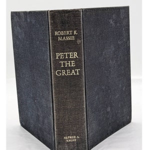 Peter The Great His Life And World By Robert K Massie Vintage First Edition Russian History Biography 1980