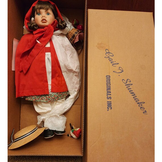 Large Red Riding Hood Gail Shumaker Artist Signed Limited