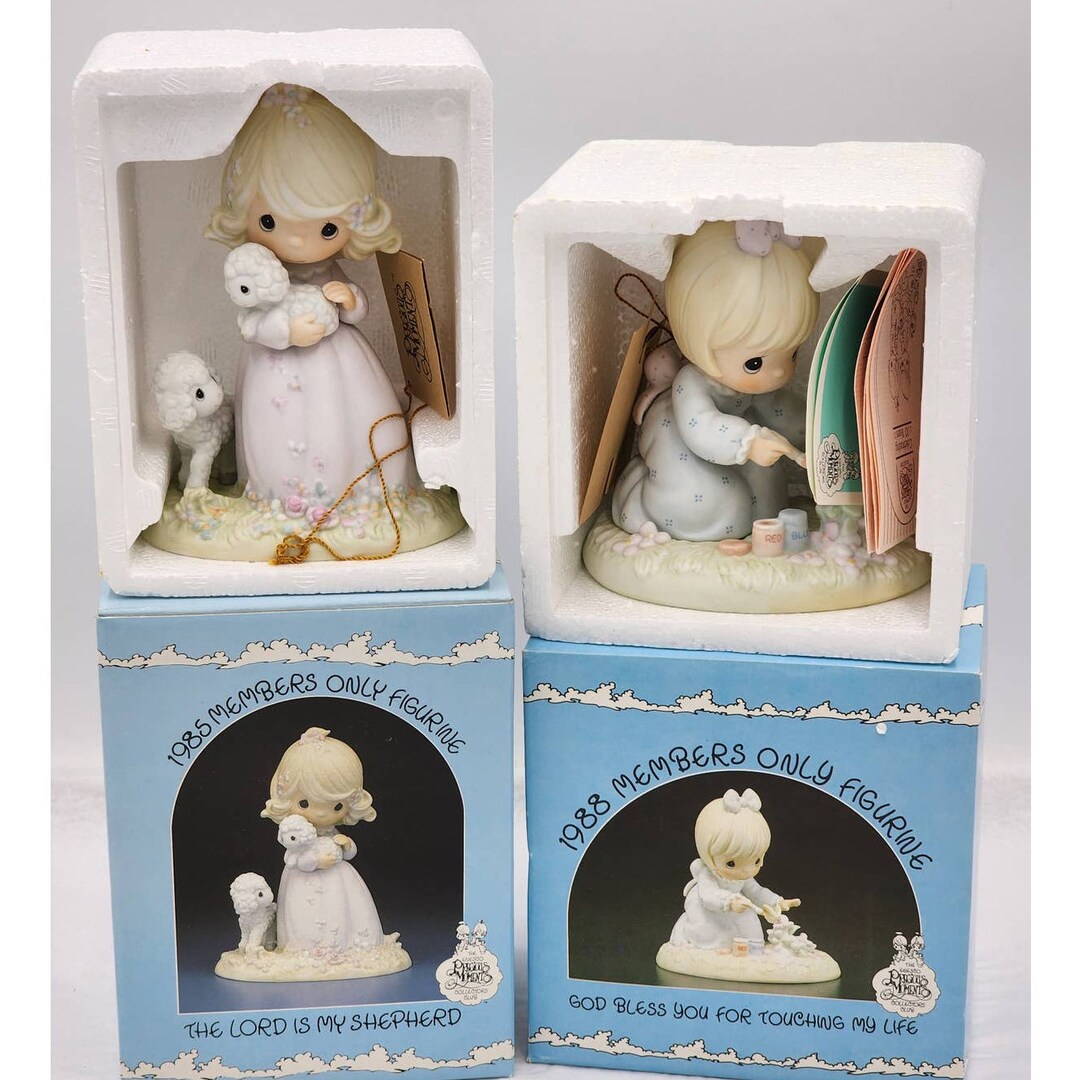 Precious Moments Members Only Figurine Lord is My Shepherd God Bless