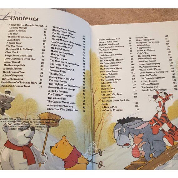 1978 Walt Disney Story A Day for Every Day of the Year Winter