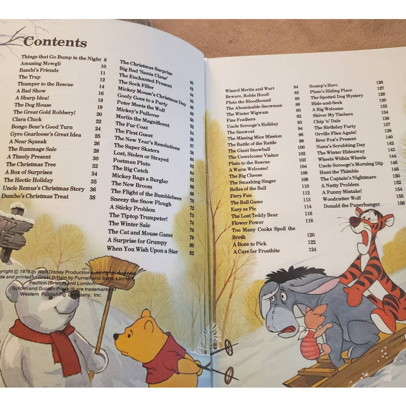 1978 Walt Disney Story A Day for Every Day of the Year Winter