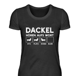 Dackel Rauhaardackel Frauen Shirt