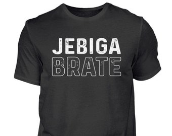 Jebiga Brate Cool Balkan Bosnië Kroatië Servië Slang Bosnië Kroatië Servië Funny - Heren Shirt