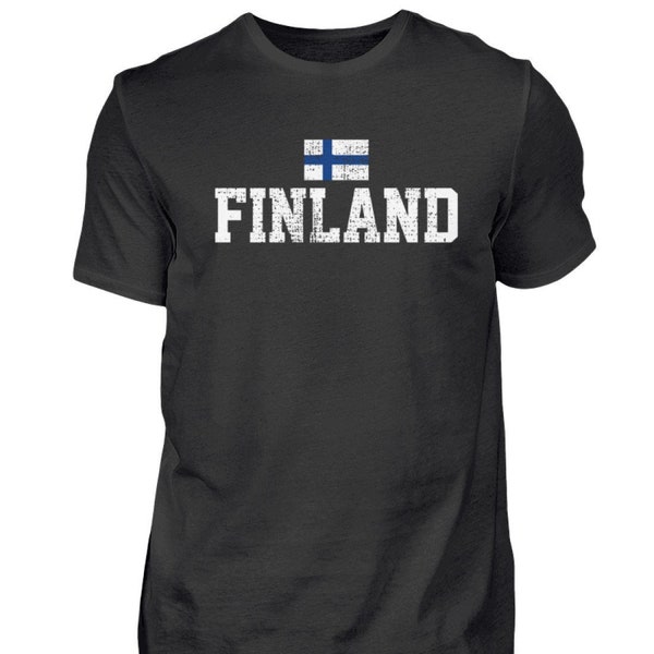 Finnland Europa Finnische Flagge  - Herren Shirt