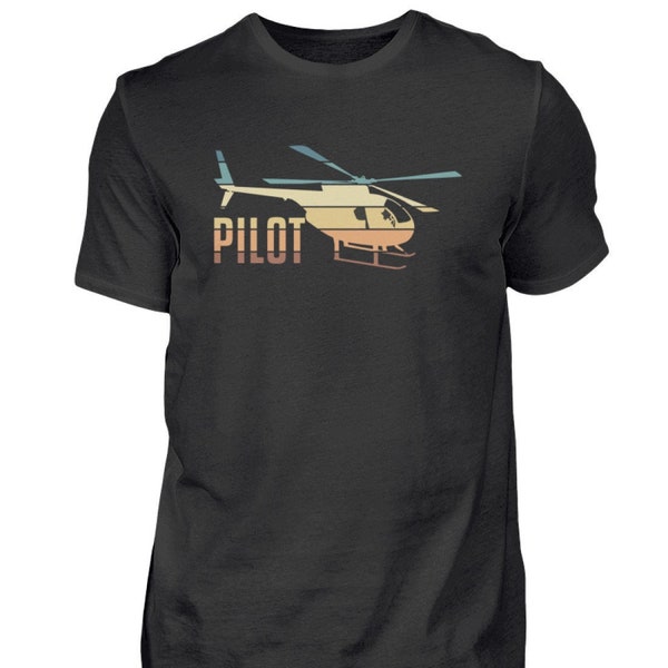 Hubschrauber Pilot Helikopter - Luftwaffe - Bundeswehr - Veteran - Vintage - Retro  - Herren Shirt