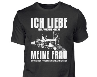 Modelleisenbahn Zug Züge Lokomotive  - Herren Shirt