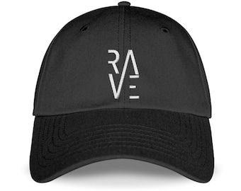 Rave - Techno - Trance - Dance - Disco - Party Shirt - Raver - House Music - Bass - Festival  - Baseball Cap mit Stickerei