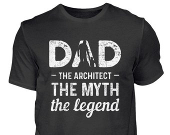 Papa Vader Architect Cadeau Vaderdag - Herenshirt