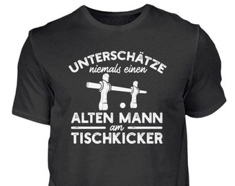 Tischkicker Kicker Tischfußball Geschenk  - Herren Shirt