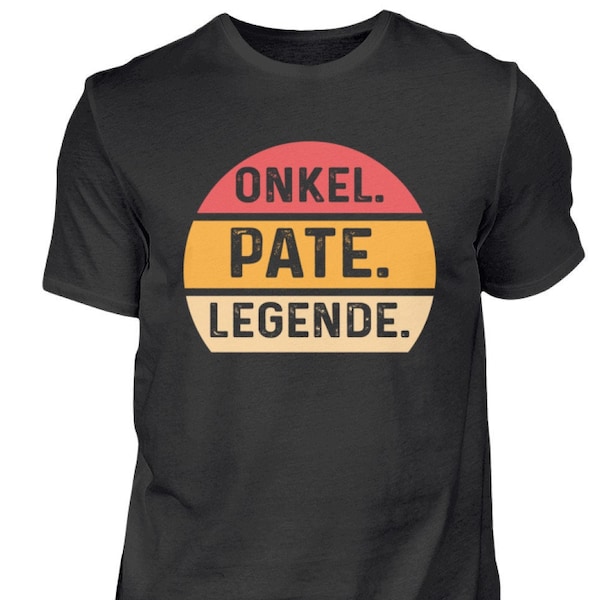 Onkel Pate Held Patenonkel Neffe Nichte Geschenk Geschenkidee Weihnachten - Herren Shirt