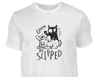 Divertido gato asesino Humor negro Ironía Sarcasmo Diseño divertido Regalo para hombres - Camisa para hombre