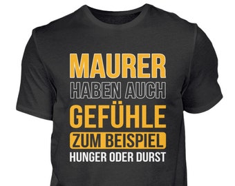 Maurer Maurermeister Lustiges Geschenk  - Herren Shirt