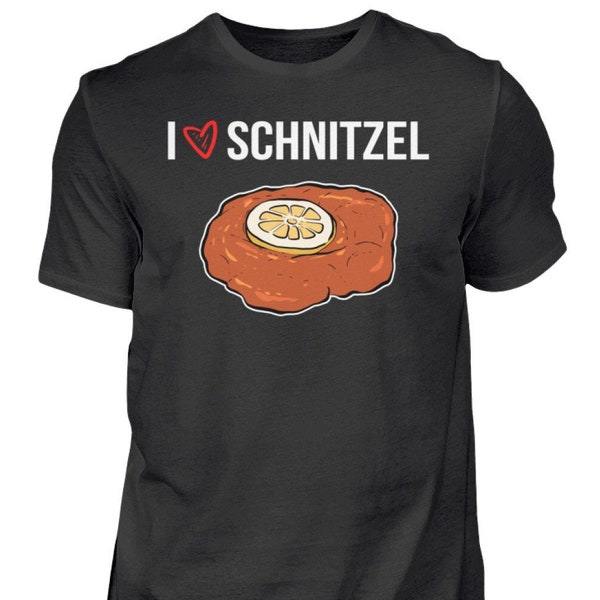 Schnitzel Flüsterer - Schnitzel mit Pommes - I love Schnitzel - Lustiges Geschenk - Lieblingsgericht  - Herren Shirt