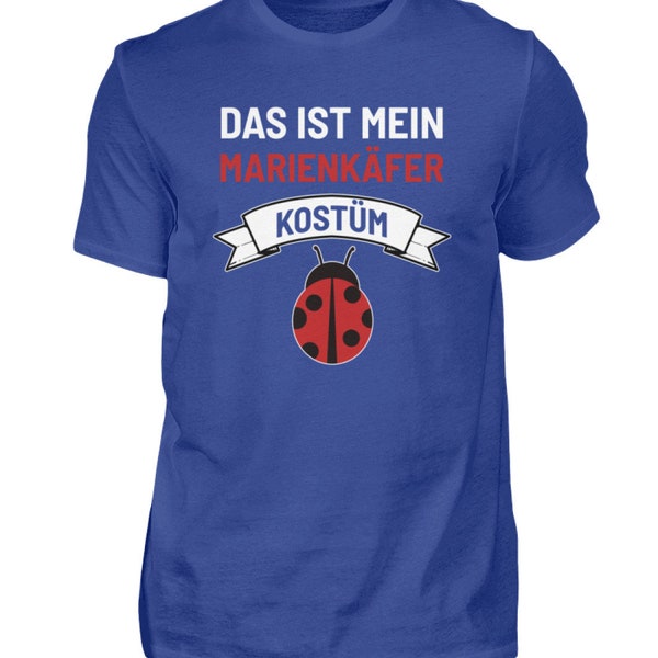 Kostüm Fastnacht Karneval Verkleidung Lustig Marienkäfer  - Herren Shirt