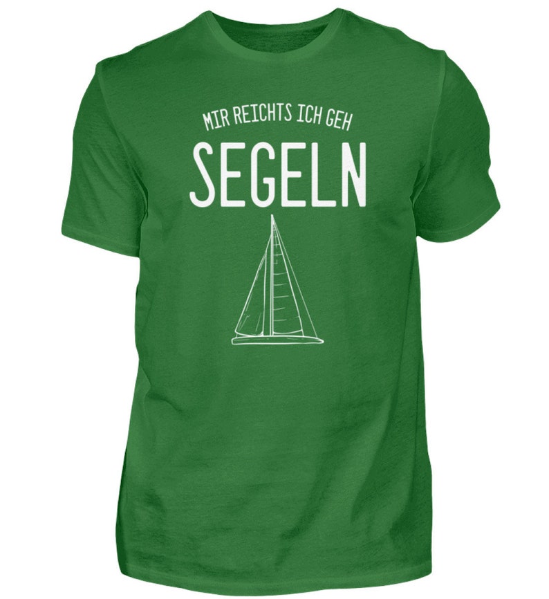 Mir reichts ich geh Segeln Segelboot Herren Shirt Bild 6