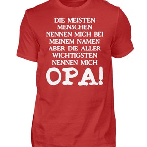 Opa Großvater Geburtstag Vatertag Geschenk Bester Opa Geschenkidee Herren Shirt Bild 2