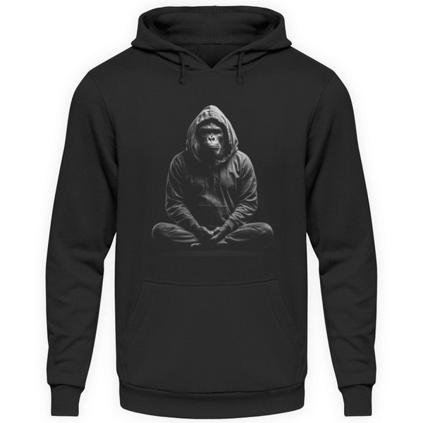 Chilliger Schimpanse Hoodie - Lässiger Dschungel Look für Abenteurer