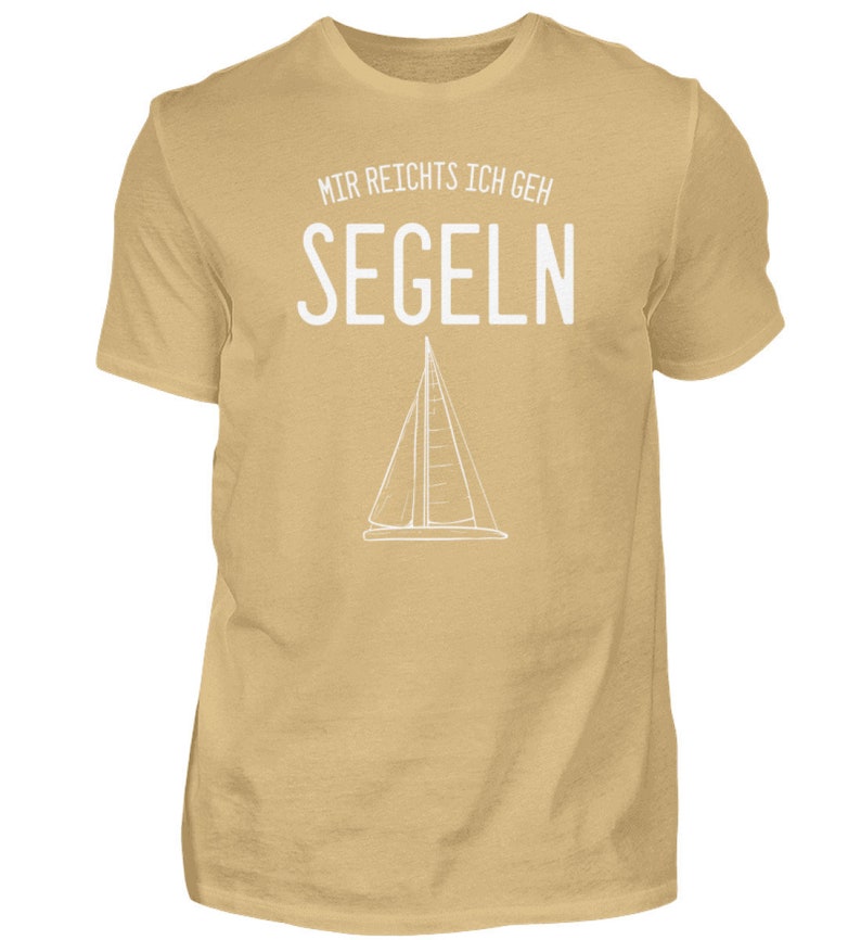 Mir reichts ich geh Segeln Segelboot Herren Shirt Bild 3