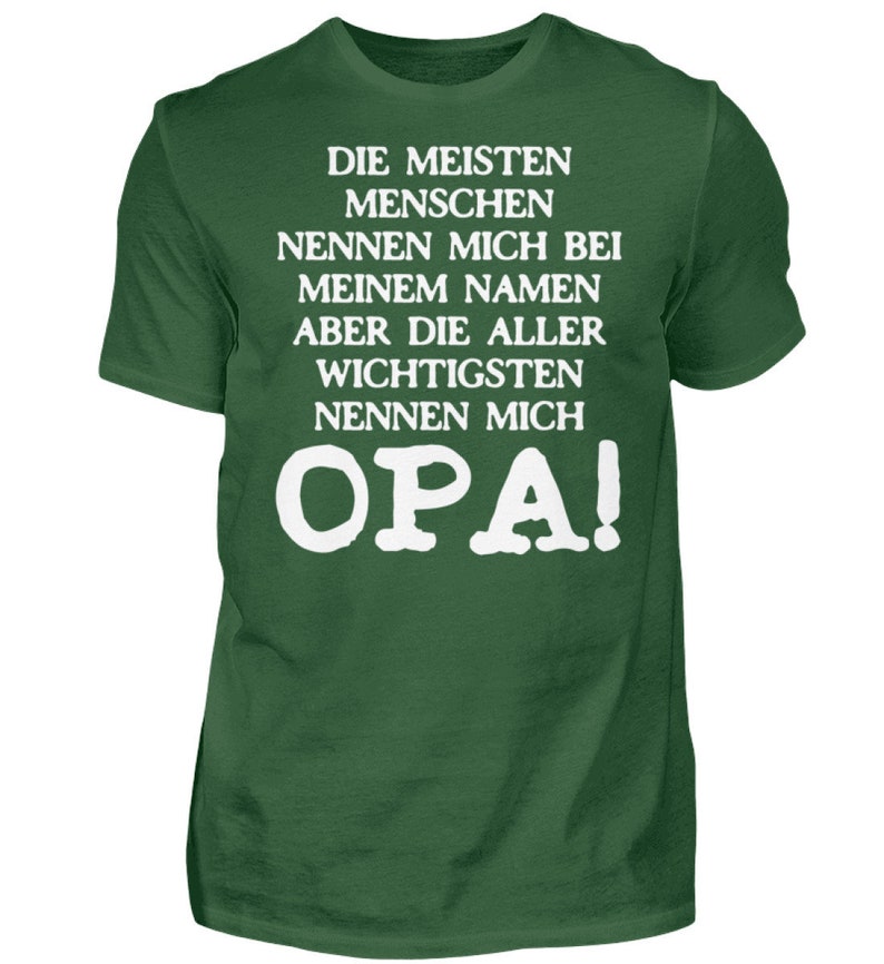 Opa Großvater Geburtstag Vatertag Geschenk Bester Opa Geschenkidee Herren Shirt Bild 8