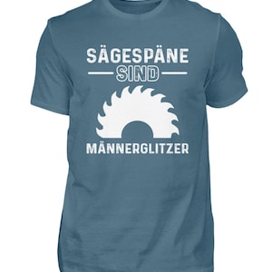 Sägespäne Schreiner Tischler Zimmermann Holz Geschenk Vatertag Geburtstag Weihnachten Herren Shirt Bild 2