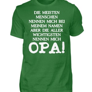 Opa Großvater Geburtstag Vatertag Geschenk Bester Opa Geschenkidee Herren Shirt Bild 5