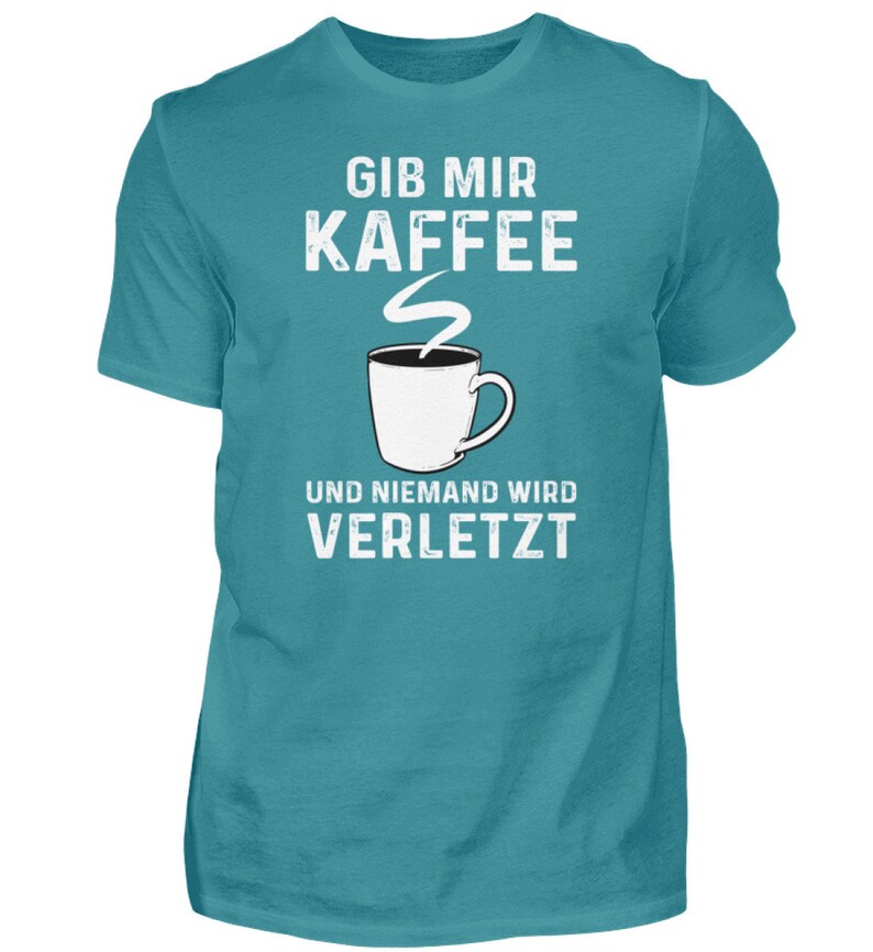 Gib mir Kaffee und niemand wird verletzt Kaffeetrinker Geschenk Lustige