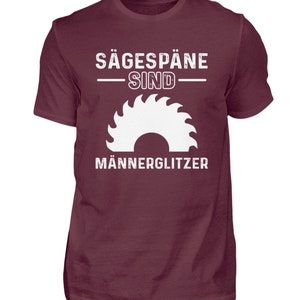 Sägespäne Schreiner Tischler Zimmermann Holz Geschenk Vatertag Geburtstag Weihnachten Herren Shirt Bild 7