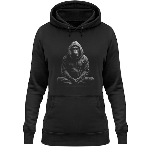 Chilliger Schimpanse Hoodie - Lässiger Dschungel Look für Abenteurer