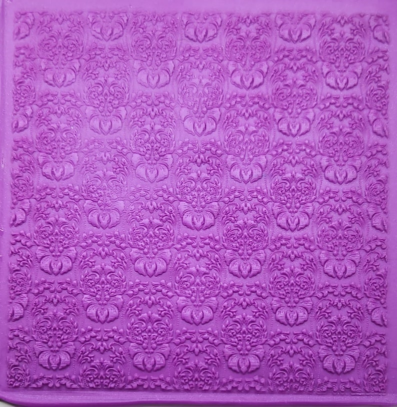 Rubber Stamp for Polymer Clay, Texture Mat, Polymer Clay Texture Sheet