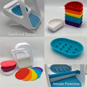 Surefeed Pet Feeder Slow Feed Bowl afbeelding 9