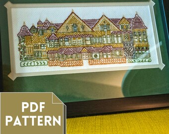 Winchester Mystery House PDF Embroidery Pattern