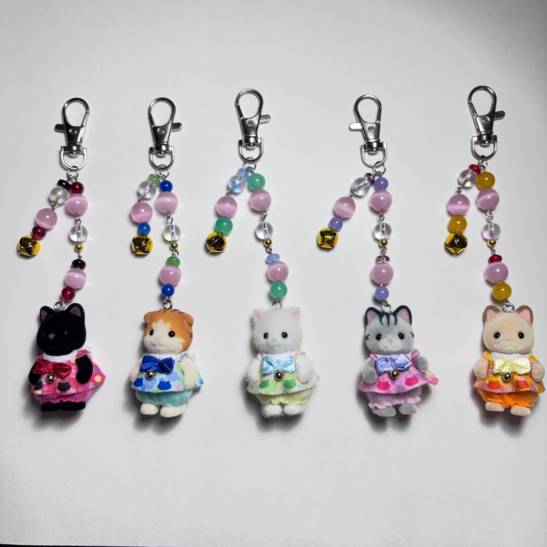 Calico Critter Keychains Kitten Cuties - Etsy