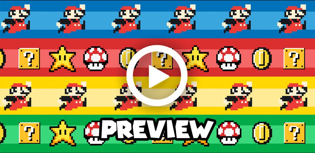 Super Mario Bros Twitch Stream Transition | W/tutorial! - Etsy Canada